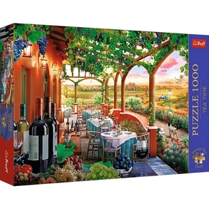 Trefl 10807 - Tea Time - Olasz szőlőültetvény - 1000-db-os Premium Plus puzzle