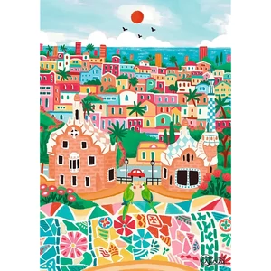 Trefl 10894 - The Art of Colour - Barcelona - Hiszpania - 1000 db-os Premium Plus puzzle