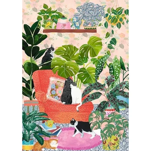 Trefl 10892 - The Art of Colour -  Otthon édes otthon - 1000 db-os Premium Plus puzzle