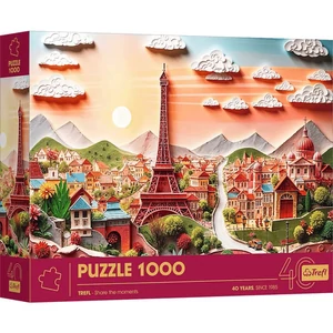 Trefl 40044 - 40 Éves Jubileum - Párizs - 1000 db-os Paper Art puzzle