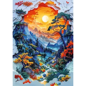 Trefl 40045 - 40 Éves Jubileum - Völgy - 1000 db-os Paper Art puzzle