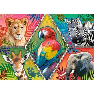 Trefl 10671 - Animal Planet - Egzotikus állatok - 1000 db-os puzzle