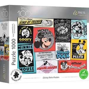 Trefl 10761 - Disney 100 - Disney Retro Posters - 1000 db-os UFT Prime puzzle