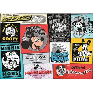 Trefl 10761 - Disney 100 - Disney Retro Posters - 1000 db-os UFT Prime puzzle