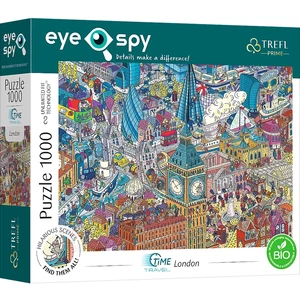 Trefl 10750 - EYE-SPY - TIME TRAVEL - London, United Kingdom - 1000 db-os UFT Prime puzzle