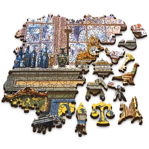 Trefl 1000 db-os Wood Craft Prémium Fa Puzzle - Antikvárium (20175)