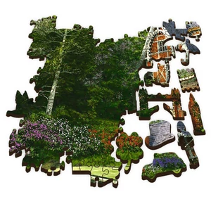 Trefl 1000 db-os Wood Craft Prémium Fa Puzzle - Viktoriánus ház (20145)