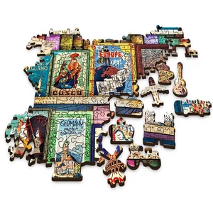 Trefl 501 db-os Wood Craft Prémium Fa Puzzle - Kincsek a padláson (20179)