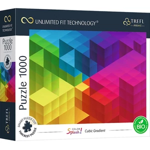 Trefl 10700 - Color Splash - Cubic Gradient - 1000 db-os UFT Prime puzzle