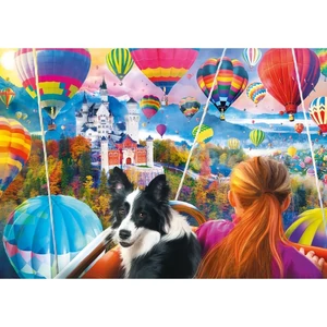 Trefl 40018 - Hőlégballon fesztivál - 1040 db-os Spirál puzzle
