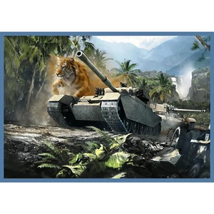 Trefl 13347 - World of Tanks - A nagy tankcsata - 4 x 250 db-os puzzle