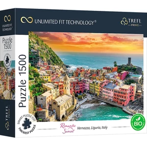 Trefl 26196 - Romantic Sunset - Vernazza, Liguria, Olaszország - 1500 db-os UFT Prime puzzle