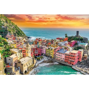 Trefl 26196 - Romantic Sunset - Vernazza, Liguria, Olaszország - 1500 db-os UFT Prime puzzle