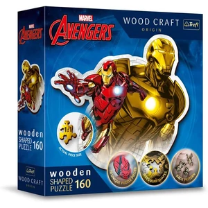 Trefl 20183 - Marvel - Iron Man - 160 db-os Wood Craft Prémium Fa Puzzle