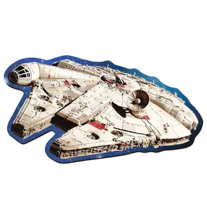 Trefl 20189 Wood Craft Shaped Prémium Fa Puzzle - Star Wars - Millenium Falcon - 160 db-os puzzle