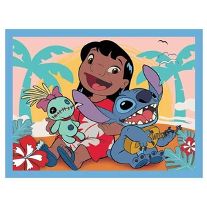 Trefl 93585 - Disney - Lilo és Stitch - 2 az 1-ben puzzle és memóriajáték