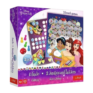 Trefl 02418 - Disney Princess - 2 az 1-ben társasjáték