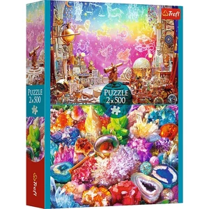 Trefl 37499 - Cosmos and crystals - 2 x 500 db-os puzzle