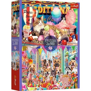 Trefl 37495 - Fluffy friends - 2 x 500 db-os puzzle