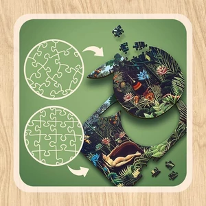 Trefl 20253 - Henri Rousseau - Az Álom - 200 db-os Wooden Contour Fa Puzzle