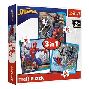 Trefl 34874 - Disney - Marvel - Pókember - 3 az 1-ben (20, 36, 50 db-os) puzzle