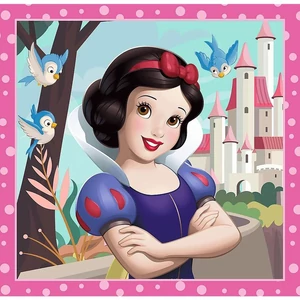 Trefl 34875 - Disney hercegnők - Gyönyörű virágok - 3 az 1-ben (20, 36, 50 db-os) puzzle