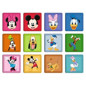 Trefl 93344 - Mickey Mouse - 2 az 1-ben puzzle és memóriajáték