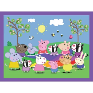 Trefl 93331 - Peppa malac - 2 az 1-ben puzzle és memóriajáték