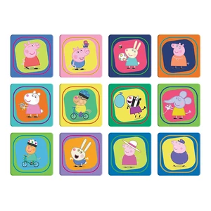 Trefl 93331 - Peppa malac - 2 az 1-ben puzzle és memóriajáték
