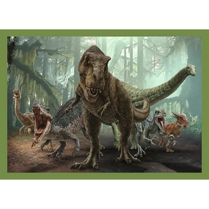 Trefl 4 az 1-ben puzzle (35,48,54,70 db-os) – Jurassic World (34607)
