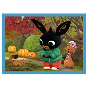 Trefl 34631 - Bing - Évszakok - 4 az 1-ben puzzle (12,15,20,24 db-os)