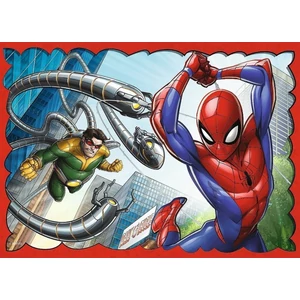 Trefl 34384 - A hős Pókember - 4 az 1-ben puzzle (35,48,54,70 db-os)