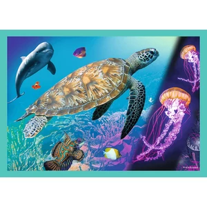 Trefl 34382 - Animal Planet - Az állatok titokzatos világa - 4 az 1-ben puzzle (35,48,54,70 db-os)