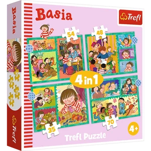 Trefl 34606 - Basia - 4 az 1-ben puzzle (35,48,54,70 db-os)