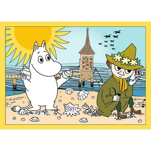 Trefl 34368 - Boldog Mumin napot! - 4 az 1-ben puzzle (35,48,54,70 db-os)