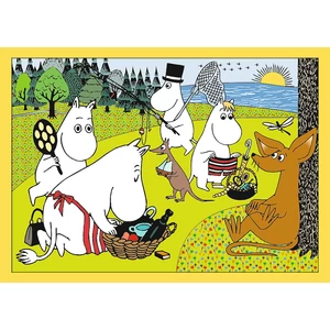 Trefl 34368 - Boldog Mumin napot! - 4 az 1-ben puzzle (35,48,54,70 db-os)
