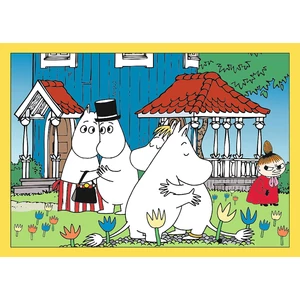 Trefl 34368 - Boldog Mumin napot! - 4 az 1-ben puzzle (35,48,54,70 db-os)