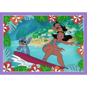 Trefl 4 az 1-ben puzzle (35,48,54,70 db-os) - Lilo és Stitch (34633)