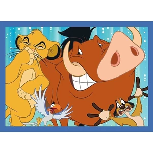 Trefl 34618 - Disney 100 - 4 az 1-ben puzzle (35,48,54,70 db-os)