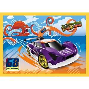 Trefl 34627 - Hot Wheels - 4 az 1-ben puzzle (35,48,54,70 db-os)