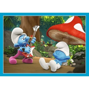Trefl 34656 - Hupikék törpikék - 4 az 1-ben puzzle (35,48,54,70 db-os)