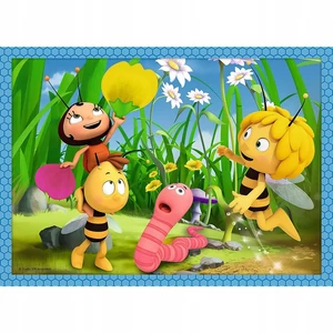 Trefl 34356 - Maja a méhecske - 4 az 1-ben (12, 15, 20, 24 db-os) puzzle
