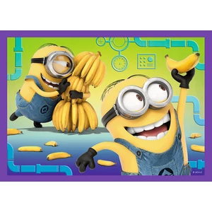 Trefl 34345 - Minyonok - 4 az 1-ben (35, 48, 54, 70 db-os) puzzle