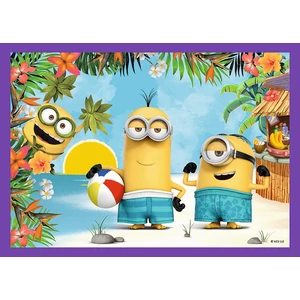 Trefl 34345 - Minyonok - 4 az 1-ben (35, 48, 54, 70 db-os) puzzle