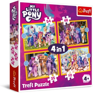 Trefl 34624 - Én kicsi Pónim - 4 az 1-ben puzzle (35,48,54,70 db-os)