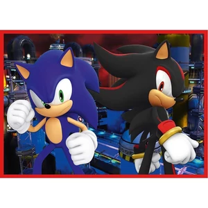 Trefl 34625 - Sonic - 4 az 1-ben puzzle (35,48,54,70 db-os)