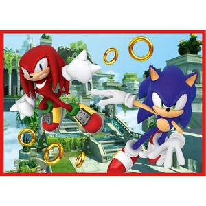 Trefl 34625 - Sonic - 4 az 1-ben puzzle (35,48,54,70 db-os)