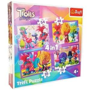 Trefl 34622 - Trollok - 4 az 1-ben puzzle (35,48,54,70 db-os)