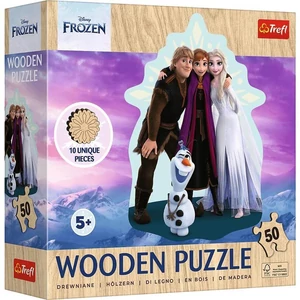 Trefl 20283 - Jégvarázs - 50 db-os Wooden Contour Fa Puzzle