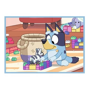 Trefl 34637 - Bluey világa - 4 az 1-ben (12, 15, 20, 24 db-os) puzzle